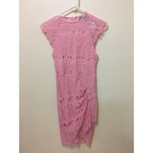 Pink Lace Dress